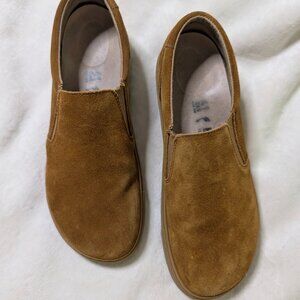 NEW BIRKENSTOCK OSWEGO SUEDE SLIP ON LOAFERS SZ 41 - WMNS 10 - MENS 8